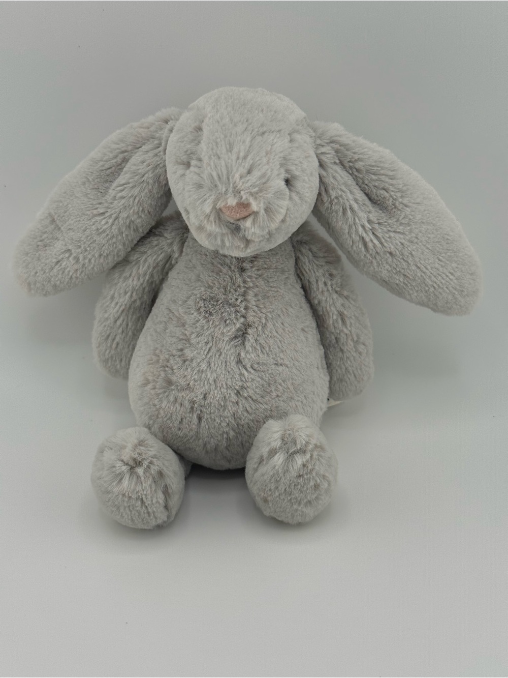 Jellycat Bashful Silver Grey Bunny Small 8” Plush Rabbit Stuffed Animal London